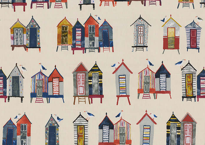 Beach Hut, Antique - Roman Blind - Image 6